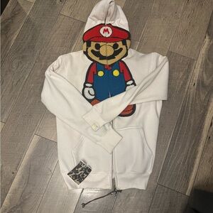 White bape with Mario Design